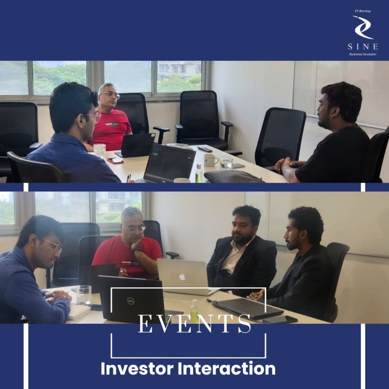 Investor interaction session at SINE IIT Bombay